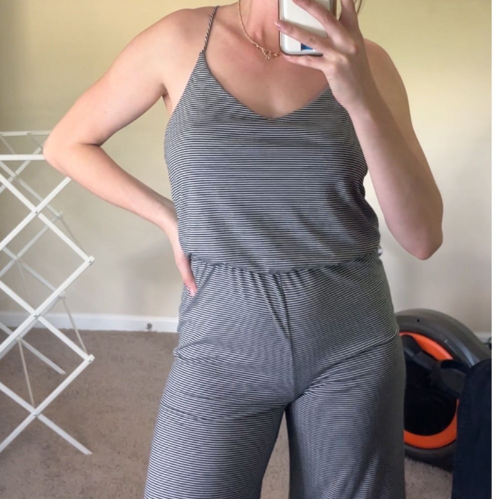 Striped Jumpsuit